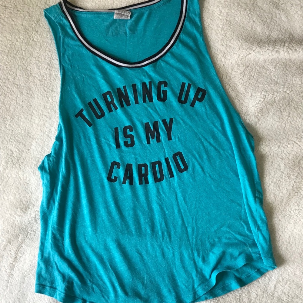 VS PINK Turning up is my cardio